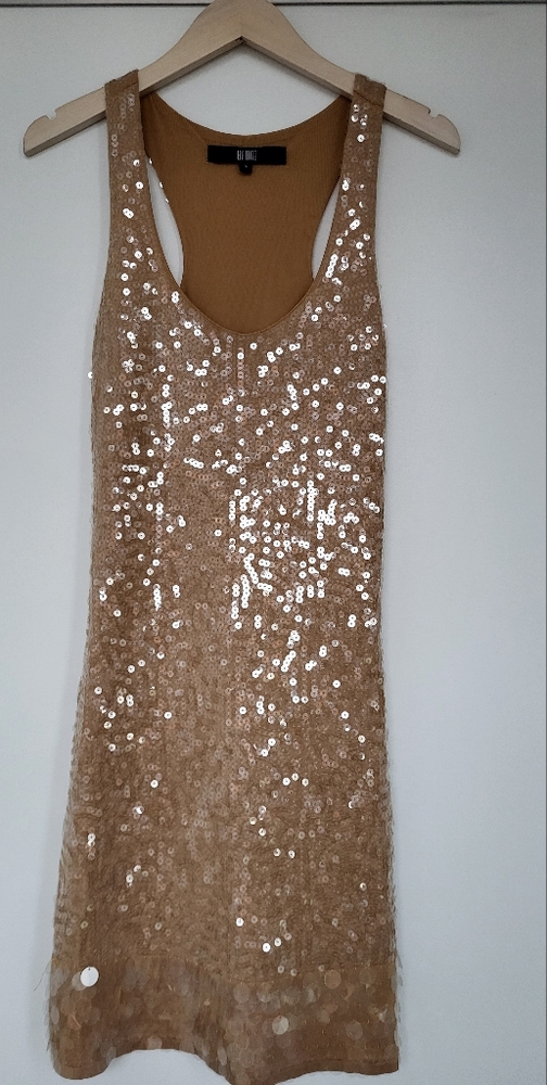 Nude Dress with Clear Sequins - Marilyn Monroe inspo